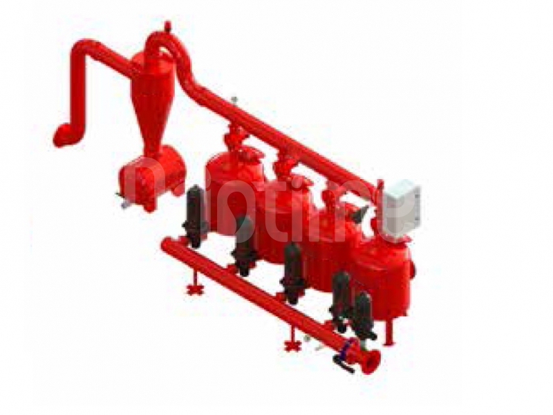 Fully Automatic / Hydrocyclone and Gravel System with Plastic Disc Filter